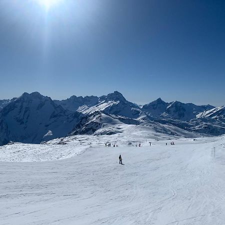 Appartement vue imprenable avec emplacement idéal Les Deux Alpes Esterno foto