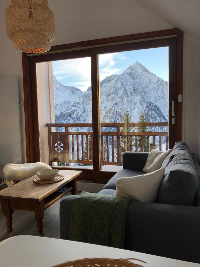 Appartement vue imprenable avec emplacement idéal Les Deux Alpes Esterno foto