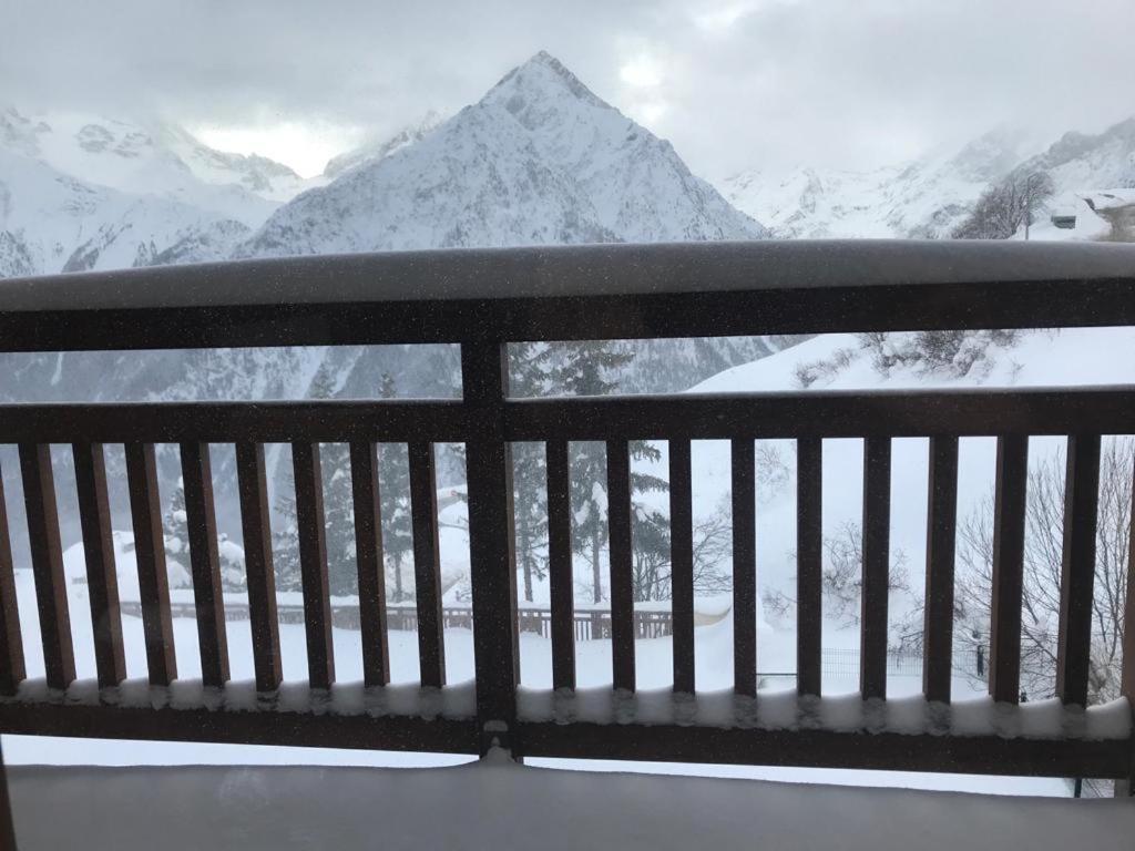 Appartement vue imprenable avec emplacement idéal Les Deux Alpes Esterno foto