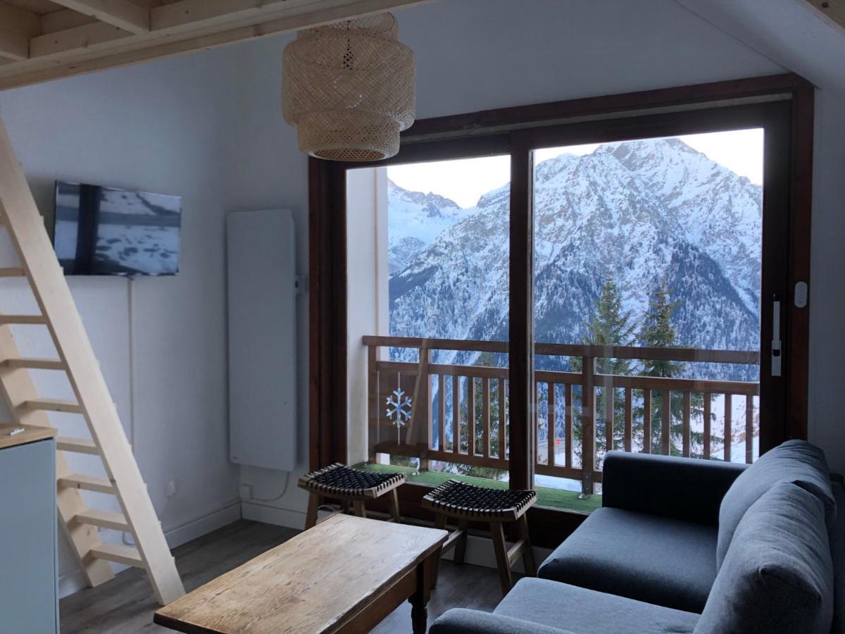 Appartement vue imprenable avec emplacement idéal Les Deux Alpes Esterno foto