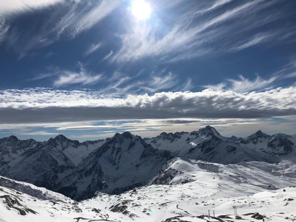 Appartement vue imprenable avec emplacement idéal Les Deux Alpes Esterno foto