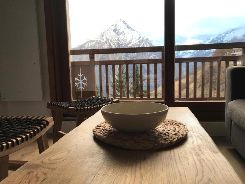 Appartement vue imprenable avec emplacement idéal Les Deux Alpes Esterno foto