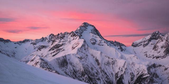 Appartement vue imprenable avec emplacement idéal Les Deux Alpes Esterno foto
