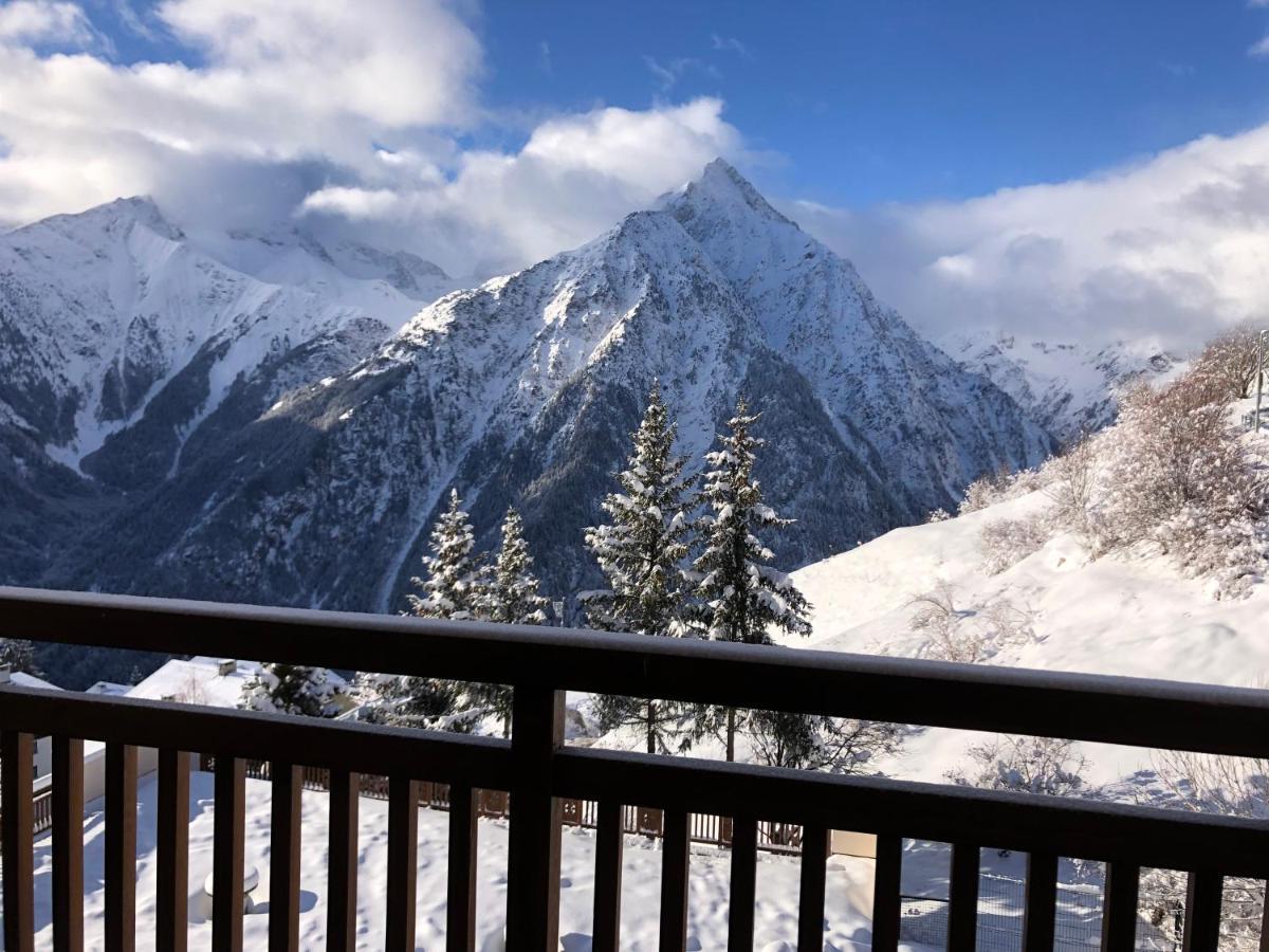 Appartement vue imprenable avec emplacement idéal Les Deux Alpes Esterno foto