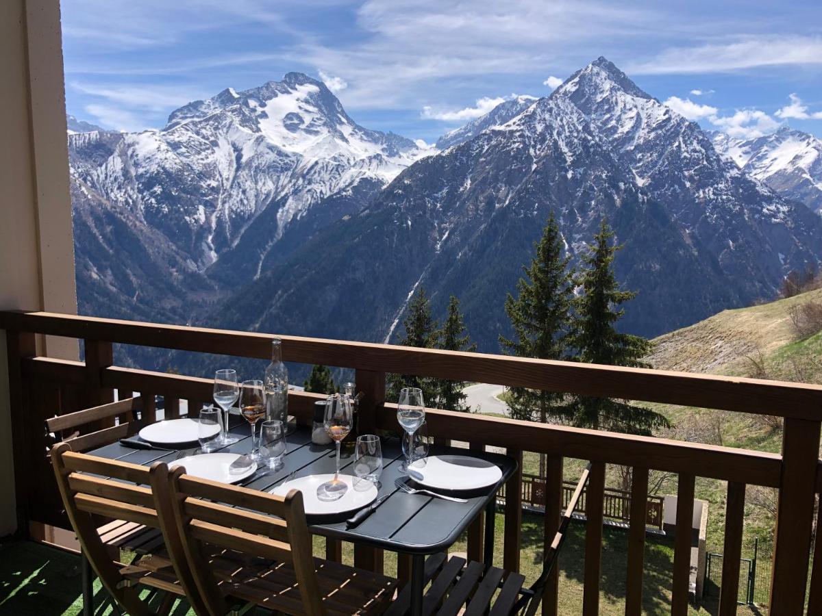 Appartement vue imprenable avec emplacement idéal Les Deux Alpes Esterno foto